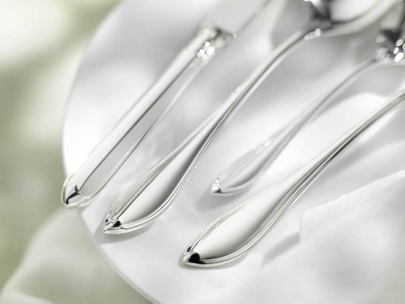 Robbe & Berking Navette 3 tlg. Kinderbesteck (150g massiv versilbert) Riesige Ersparnisse
