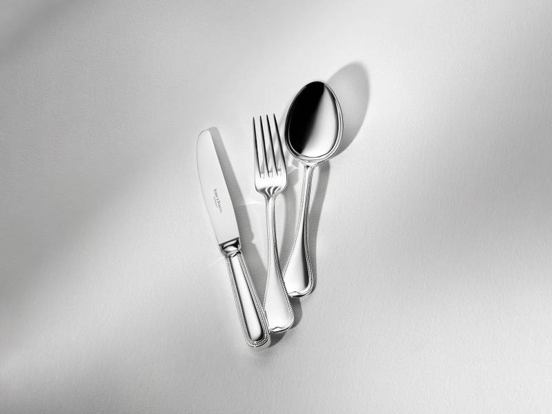 Robbe & Berking Französisch-Perl 3 tlg. Kinderbesteck (925 Sterlingsilber) Tiefpreis