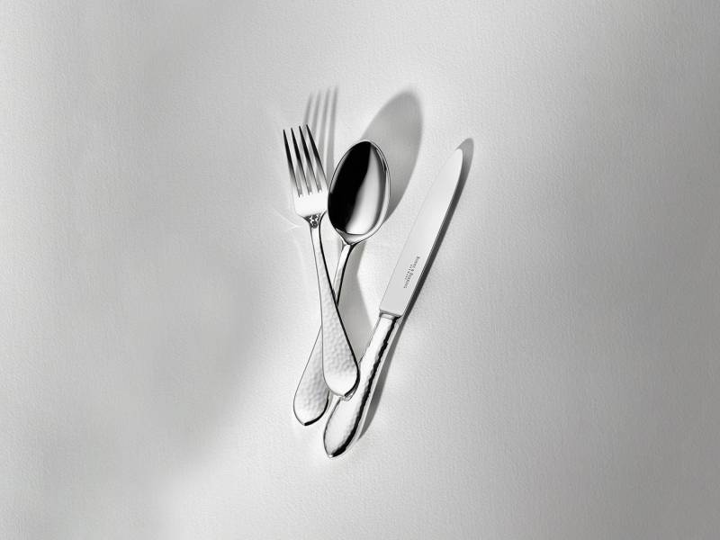 Robbe & Berking Martelé Steakmesser Frozen Black (925 Sterlingsilber) Blitzverkäufe
