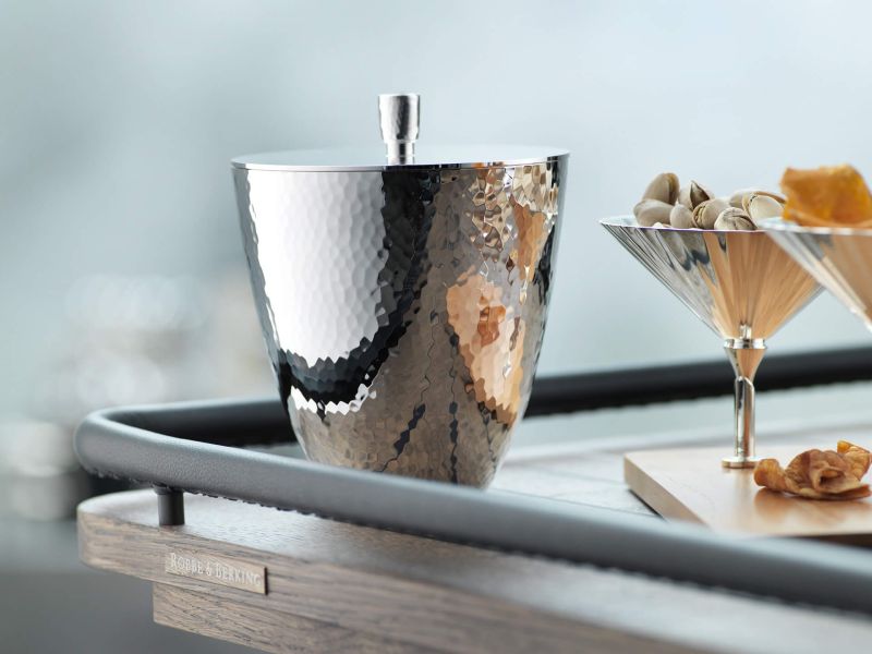 Robbe & Berking Martelé Deckel für Eisbehälter (90g versilbert)