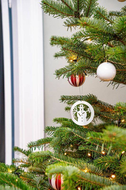 Robbe & Berking Weihnachtsschmuck Schneemann (90g versilbert)
