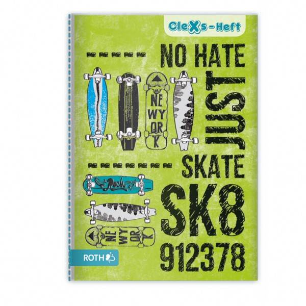 ﻿Roth Ideen Hausaufgabenheft CleXs Skateboard Angebote