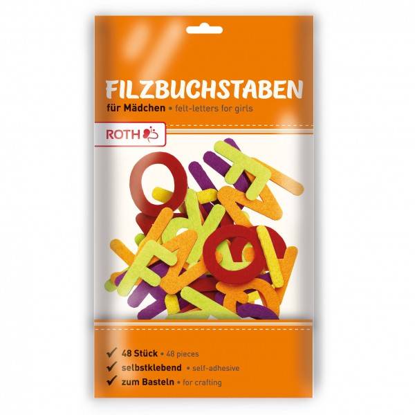 Roth Ideen Filzbuchstaben selbstklebend Mädchen