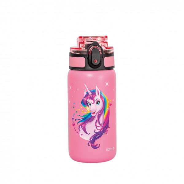 Roth Ideen Trinkflasche Einhornportrait mit Easy-Trinkverschluss