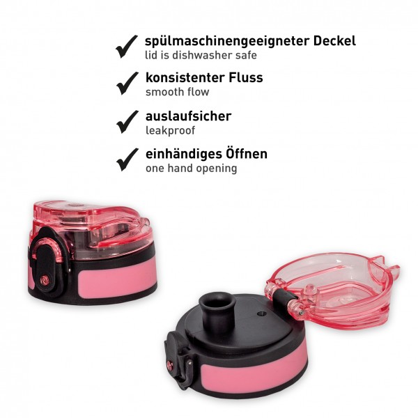 Roth Ideen Trinkflasche Einhornportrait mit Easy-Trinkverschluss Kostenlose Rückgabe