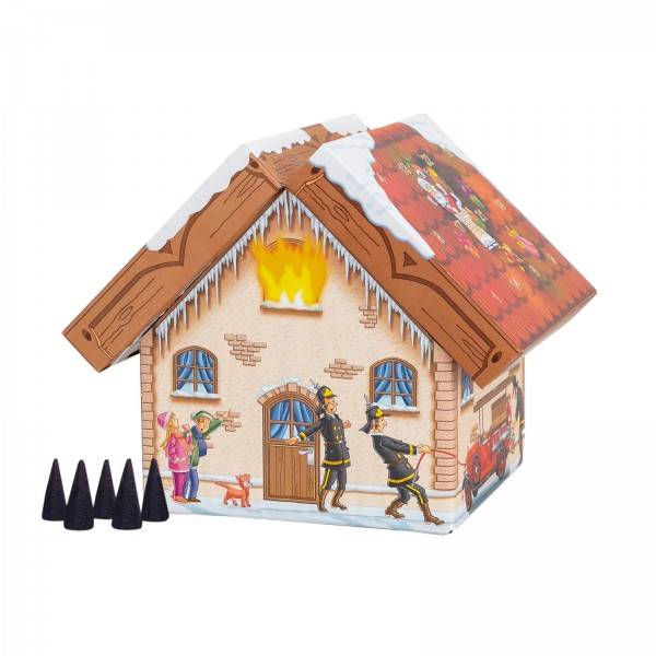 Roth Ideen Adventskalender Räucherhaus Feuerwehr