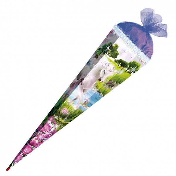 Roth Ideen Schultüte groß 85cm, Einhorn mit Fohlen mit Glitter 50% Rabatt mit kostenlosem Versand