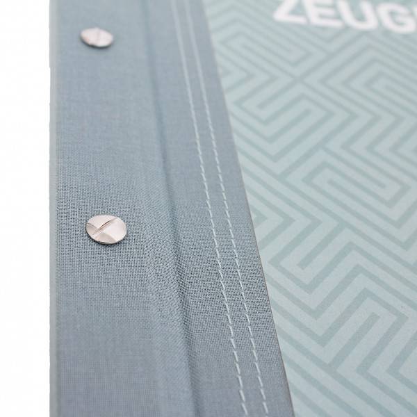 Roth Ideen Zeugnismappe Pattern mit Buchschrauben Dusty Mint Exklusivangebot
