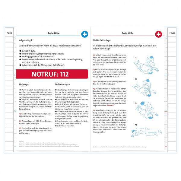 Roth Ideen Hausaufgabenheft Unicolor clevere Faule Labyrinth Red Valentinstagsangebot