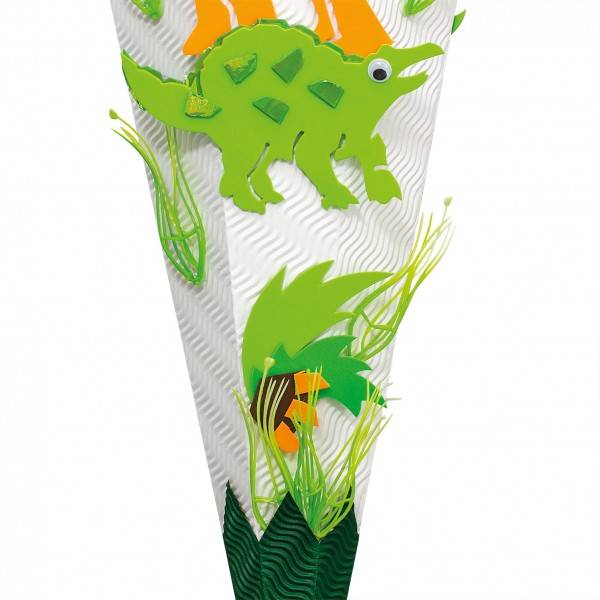 Roth Ideen Bastelset Schultüte groß 68cm, Dino Riesige Ersparnisse