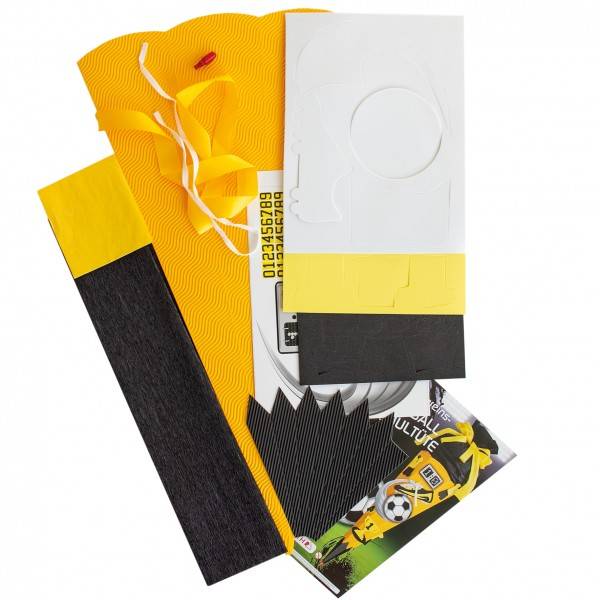 Roth Ideen Bastelset Schultüte groß 68cm, Soccer gelb Wochenangebot