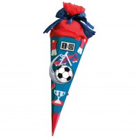 Roth Ideen Bastelset Schultüte groß 68cm, Soccer gelb Wochenangebot