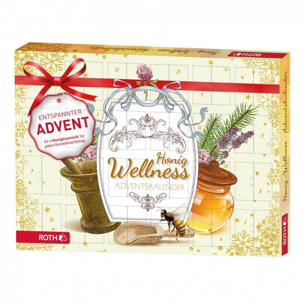 Roth Ideen Honig-Wellness-Adventskalender mit 24 Wellnessartikeln mit Honig