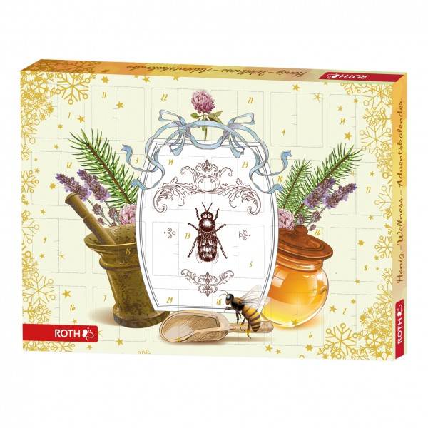 Roth Ideen Honig-Wellness-Adventskalender mit 24 Wellnessartikeln mit Honig Bis zu 60% Rabatt