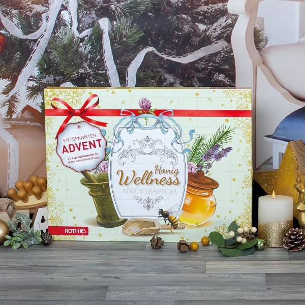 Roth Ideen Honig-Wellness-Adventskalender mit 24 Wellnessartikeln mit Honig Bis zu 60% Rabatt