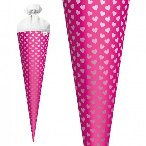 Roth Ideen Basteltüte groß 70cm, Knallpink mit Herzen Kostenloser Versand international