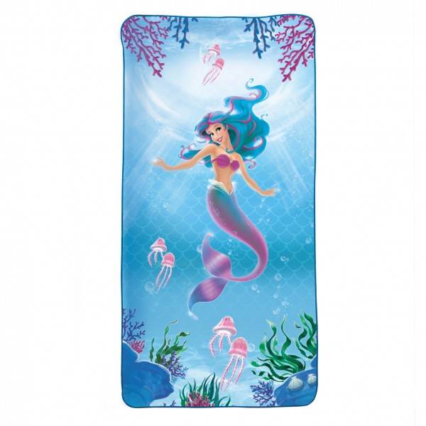 Roth Ideen Kinder-Badetuch Meerjungfrau 60x120 cm