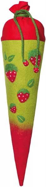 Roth Ideen Schultüte groß 70cm, gefilzt Erdbeeren Fabrik Onlineshop