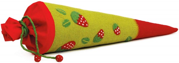 Roth Ideen Schultüte groß 70cm, gefilzt Erdbeeren Fabrik Onlineshop