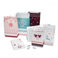 Roth Ideen 24 Adventstütchen "Hygge-Style" mit 24 Tütchen und Zahlenetiketten 1-24 Black Friday