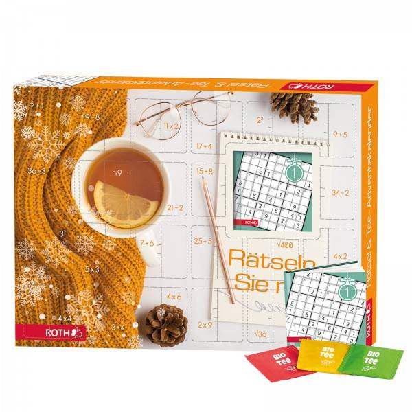 Roth Ideen Rätsel & Tee Adventskalender Valentinstagsangebot