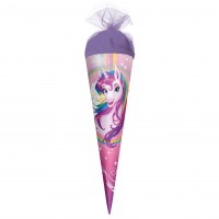 Roth Ideen Schultüte klein 22cm, Einhornportrait Bestseller