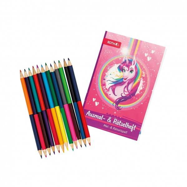 Roth Ideen Ausmal-Set Einhornportrait