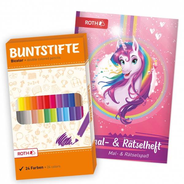 Roth Ideen Ausmal-Set Einhornportrait Letzte 2 Tage