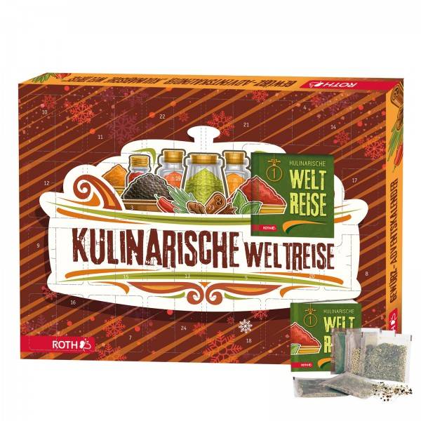 Roth Ideen BIO Gewürz-Adventskalender - kulinarische Weltreise Sonderangebot der Fabrik
