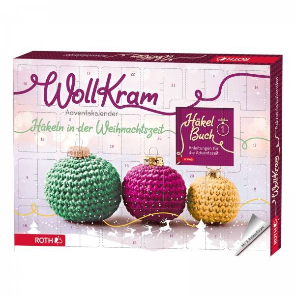 Roth Ideen Adventskalender WollKram mit praktischem Häkelzubehör