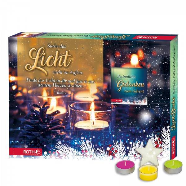 Roth Ideen Kerzen Adventskalender "Lichtblicke" Discount Store für neue Produkte