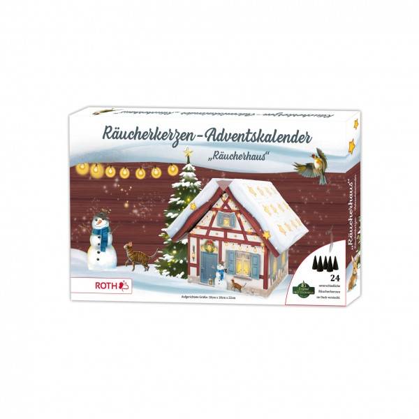 Roth Ideen Adventskalender Räucherhaus Winter Super Rabatt