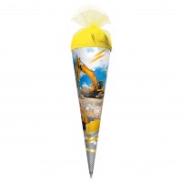 Roth Ideen Geschenk Schultüte klein 35cm, Bagger zollfrei