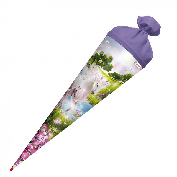 Roth Ideen Schultüte groß 70cm, Einhorn mit Fohlen mit Glitter Verkauf
