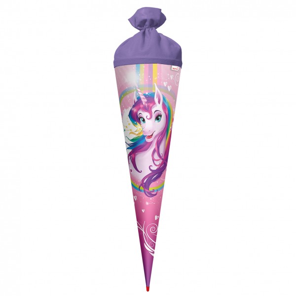 Roth Ideen Schultüte groß 70cm, Einhornportrait