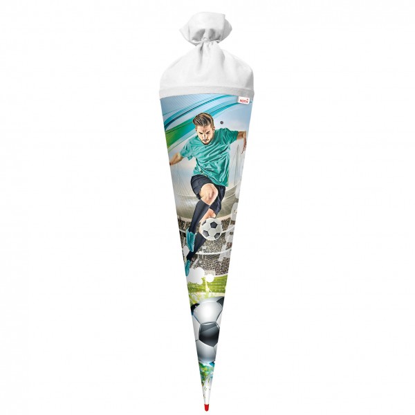 Roth Ideen Schultüte groß 70cm, Fußballstar mit Sound