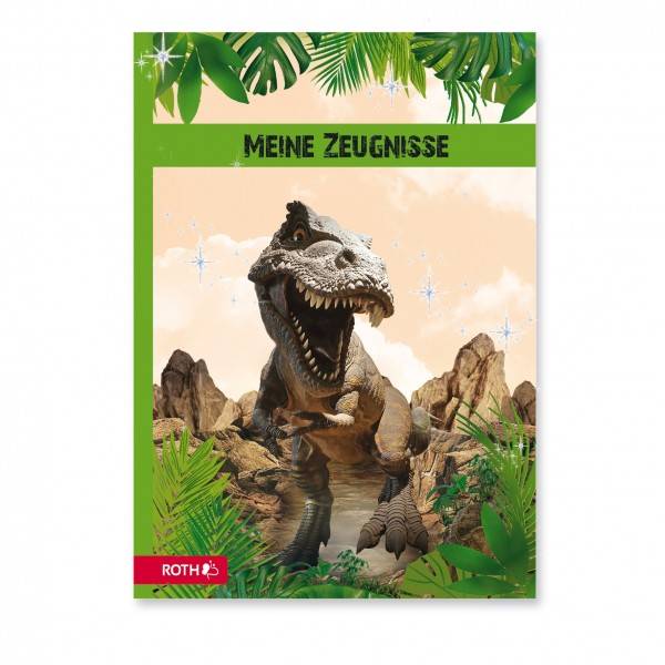 Roth Ideen Zeugnismappe Tyrannosaurus mit Folie
