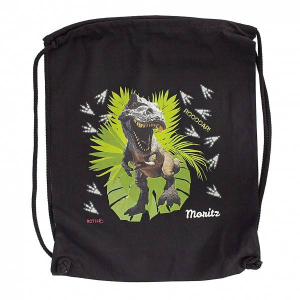 Roth Ideen Turnbeutel T-Rex, black Black Friday