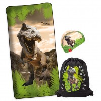 Roth Ideen Kinder T-Shirt Tyrannosaurus, kelly green - (130-140) Jubiläumsangebot