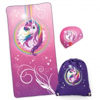 Roth Ideen Kinder T-Shirt Einhornportrait, fuchsia - (130-140) Lagerräumung