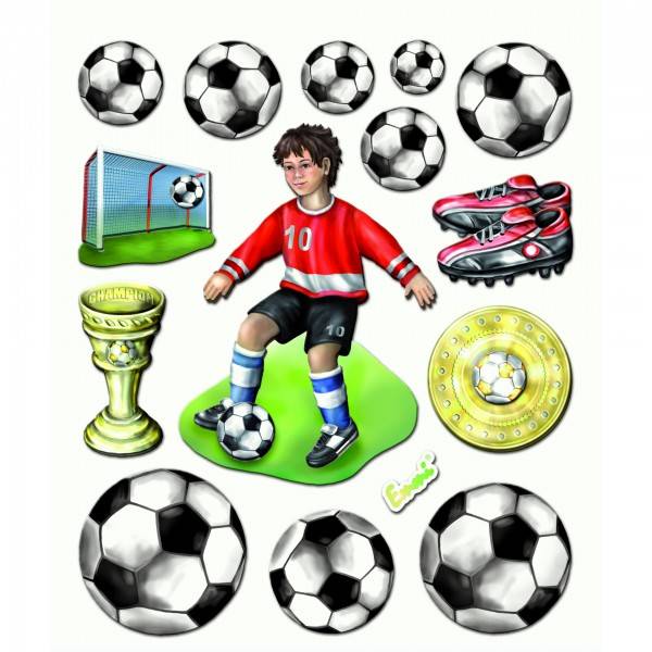 Roth Ideen XXL 3D-Sticker Fußball