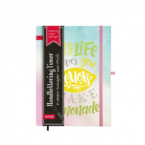 Roth Ideen Handlettering-Timer Lemon