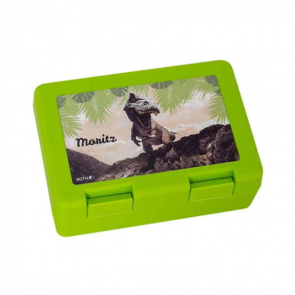 Roth Ideen Lunchbox T-Rex, grasgrün