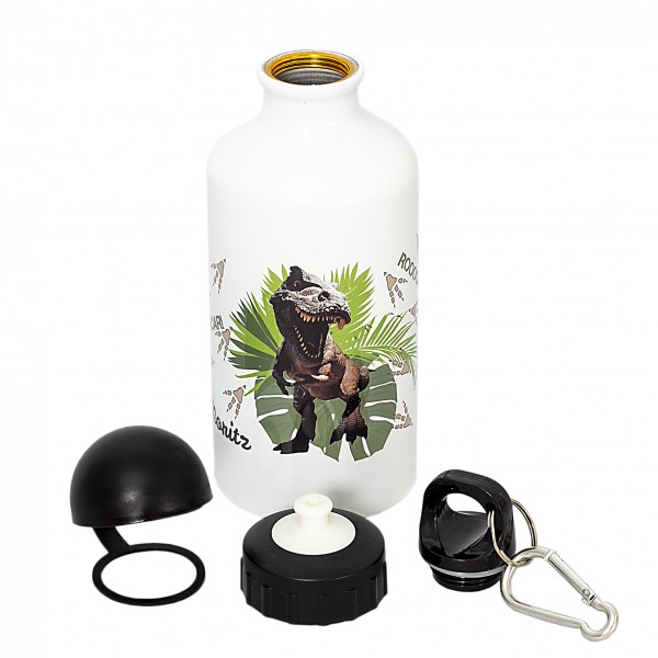 Roth Ideen Trinkflasche T-Rex, weiß, Aluminium, 500 ml Zeitbegrenzte Promotion