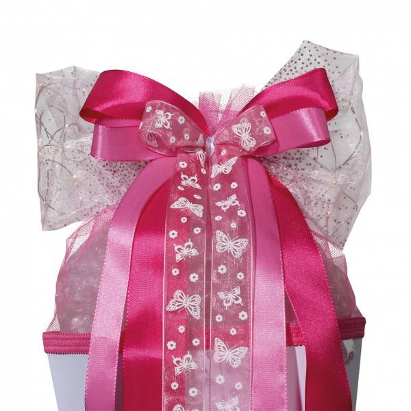 Roth Ideen Schultütenschleife LED Pink Glamour
