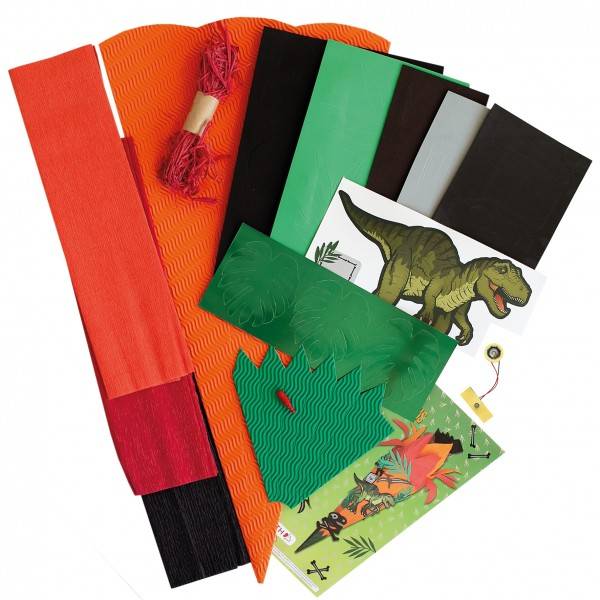 Roth Ideen Bastelset Schultüte groß 68cm, Tyrannosaurus, Sound Outlet