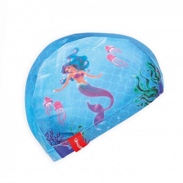 Roth Ideen Kinder-Badekappe, 21x19 cm, 82% Polyester, 18% Elasthan, Meerjungfrau Flash Sale