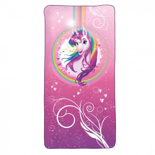 Roth Ideen Kinder-Badetuch Einhornportrait 60x120 cm