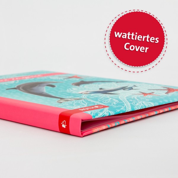 Roth Ideen Zeugnismappe Delfin Seesterne mit Glitter Blitzangebot