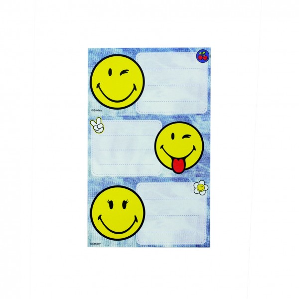 Roth Ideen Buchetiketten Smiley